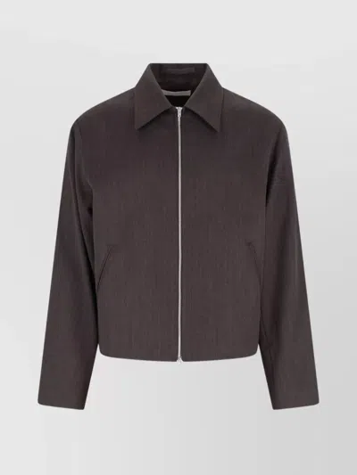 OUR LEGACY RELAXED FIT COLLARED JACKET FRONT POCKETS