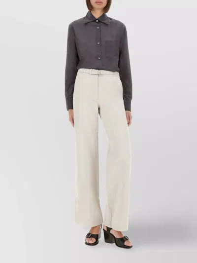 Our Legacy Relaxed Fit Shirt With Chest Pocket And Long Sleeves