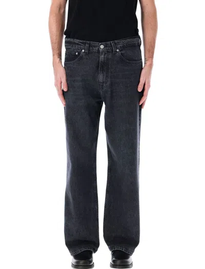 Our Legacy Relaxed Fit Wide-leg Jeans In Black