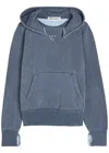 Our Legacy Relic Hooded Cotton Sweatshirt In Blue