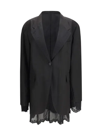 Our Legacy Reversible Drip Single Breasted Blazer In Red