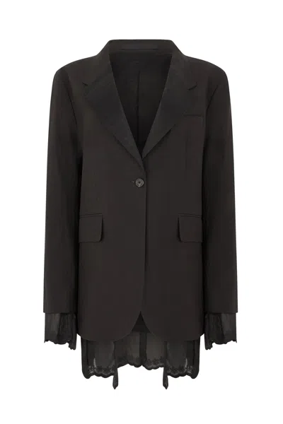 Our Legacy Reversible Linen Blazer In Black