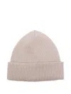 Our Legacy Ribbed Beanie In Neutral