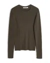 Our Legacy Ribbed Crewneck Sweater In Gray
