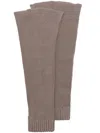 Our Legacy Ribbed-knit Gaiter In Neutrals