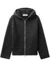 Our Legacy Ribbed Wool Cardigan In 灰色
