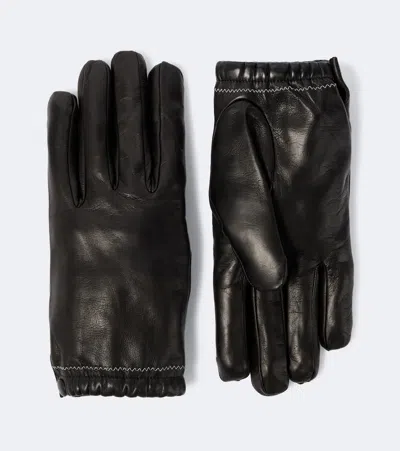 Our Legacy Rider Leather Gloves In Black