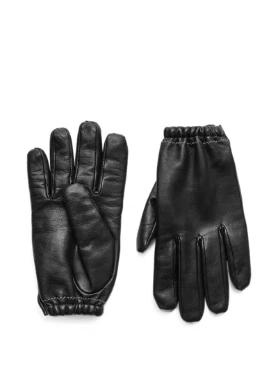 Our Legacy Rider Leather Gloves In Black