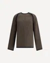 Our Legacy Soft Durable Knitwear Contrast Trim In Brown