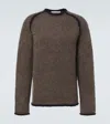 Our Legacy Soft Durable Knitwear Contrast Trim In Brown