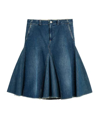 Our Legacy Rift Skirt In Blue