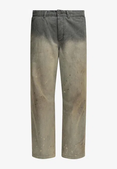 Our Legacy Rig Straight-leg Casual Pants In Multi
