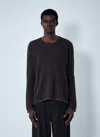 Our Legacy Rigid Striped-pattern Sweater In Brown