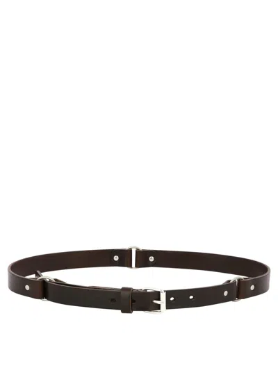 Our Legacy "ring" Belt In Brown