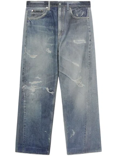 Our Legacy Ripped-detailing Jeans In Blue