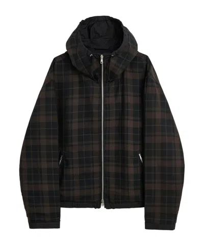 OUR LEGACY OUR LEGACY CHECK HOODED JACKET