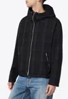 Our Legacy Riviera Checked Shell Hooded Jacket In Brown