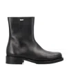 Our Legacy Round-head Short Boots In Black
