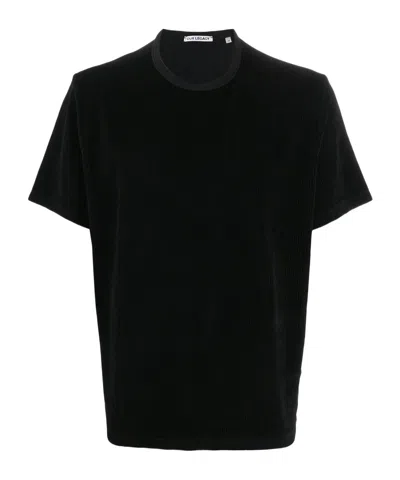 Our Legacy Round Neck Corduroy T-shirt In Black