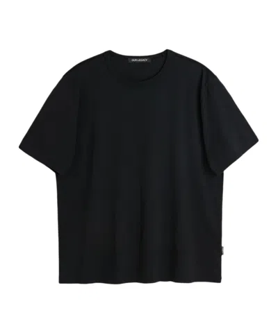 Our Legacy Round Neck Short Sleeve T-shirt In Black