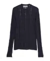 Our Legacy Navy Formal Roundneck Sweater In Black
