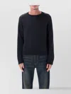 Our Legacy Merino Wool Crewneck Sweater In Black