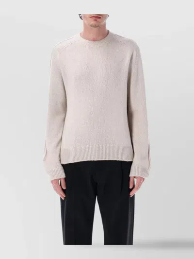 Our Legacy Round Neck Sweater Raglan Sleeves In Neutral
