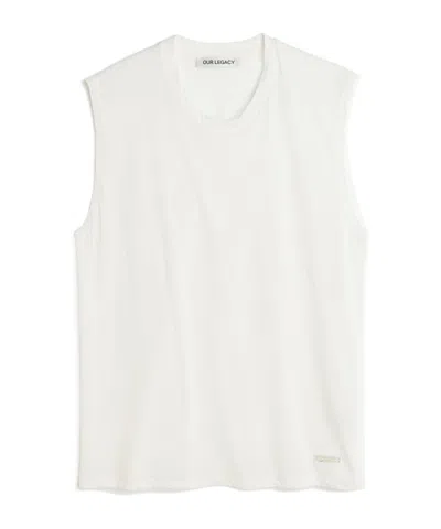 Our Legacy Round-neck Vest In White