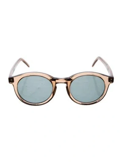 Pre-owned Our Legacy Round Tinted Sunglasses In Clear/pink