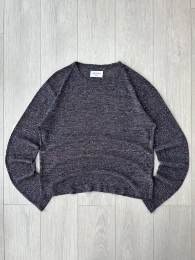 Pre-owned Our Legacy Roundneck Linen Knit Sweater Homespun Vintage Y2k