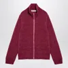 Our Legacy Neck Cardigan With Zipper And Fun In Multicolor