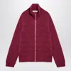 Our Legacy Neck Cardigan With Zipper And Fun In Multicolor