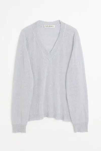 Our Legacy Rue V-neck Clothing In Gray