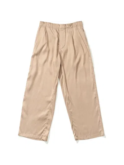 Our Legacy Salone Pleated Wide-leg Trousers In Neutral