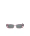 Our Legacy Rectangular Transparent Sunglasses Dark Lenses