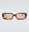 Our Legacy Samhain Rectangular Sunglasses In Orange