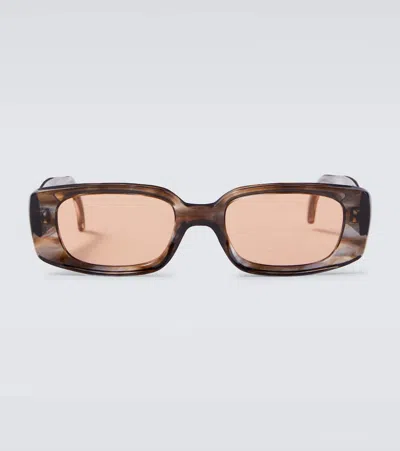 Our Legacy Samhain Rectangular Sunglasses In Orange
