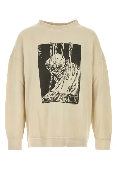 Our Legacy Sand Cotton Blend Sweatshirt In Neutral