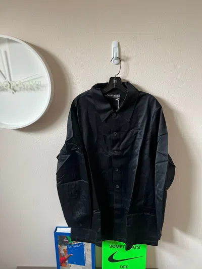 Pre-owned Our Legacy Sateen Welding Jacket In Black