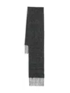 Our Legacy Estate Fuzzy Fringe Scarf In Gray