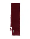 Our Legacy Fringed Scarf In Brown