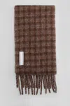 Our Legacy Dorf Check Fuzzy Alpaca In Brown