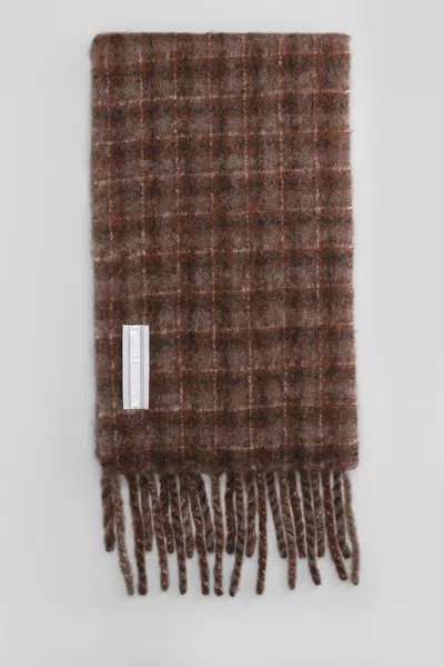 OUR LEGACY SCARVE IN BROWN ALPACA
