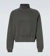 Our Legacy Scholar Cotton Jersey Turtleneck Sweater In Gray