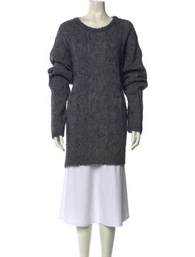 Pre-owned Our Legacy Scoop Neck Sweater In Gray