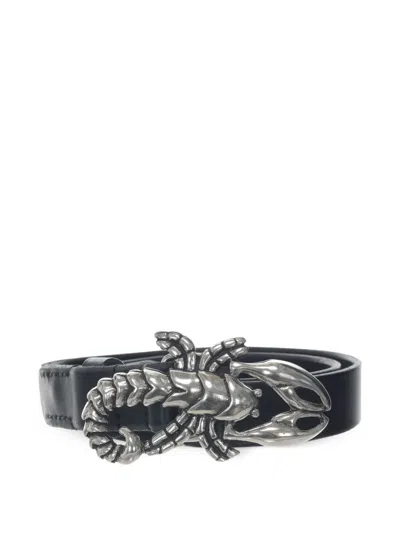 Our Legacy Scorpion Belt In Schwarz