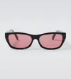 Our Legacy Scream Rectangular Sunglasses In Black