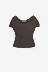 Our Legacy Sculpt Tank T-shirt In Black
