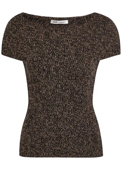 Our Legacy Sculpt Wool Top In Brown