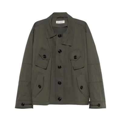 Pre-owned Our Legacy Service Jacket 'old Steel' | Grey | Men's Size 46
